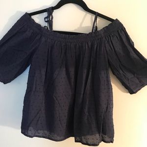 NWT francescas off the shoulder shirt with straps